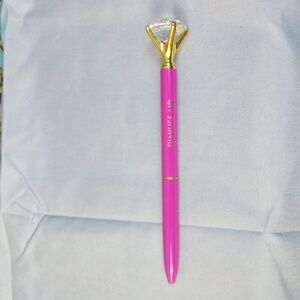 💩 Pink Pinkies Up Gem Pen